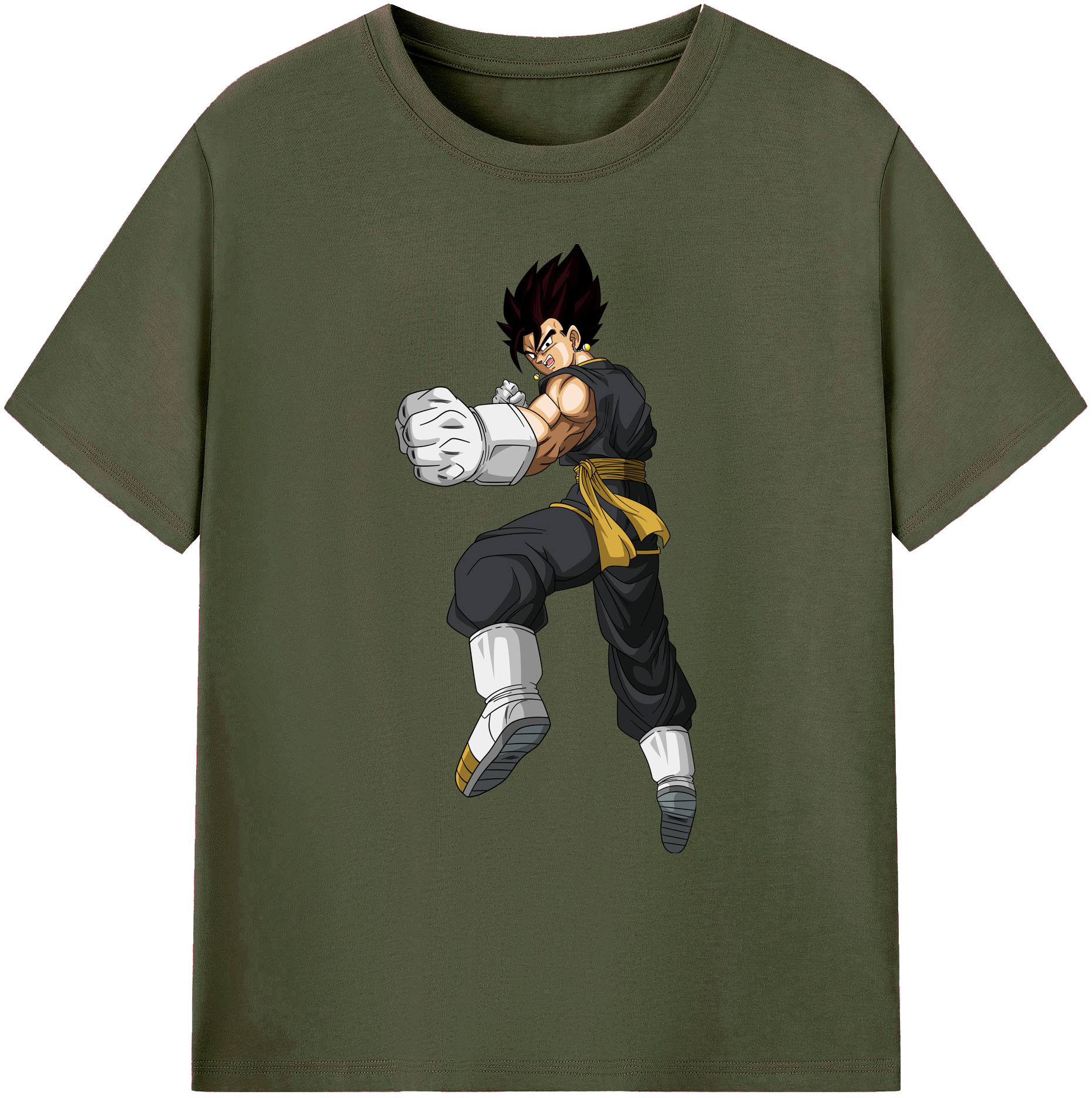 （画像用） ドラゴンボール ベジット DRAGON BALL Vegetto 綿100％ メンズ半袖Tシャツ｜肌触りやわらか＆通気性